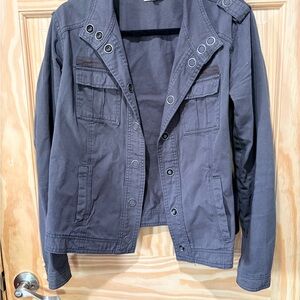 Maurices Charcoal Gray Fabric